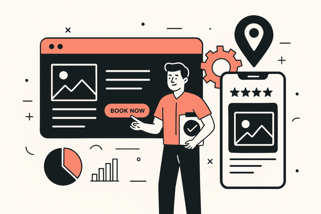Conversion-focused website for entrepreneurs